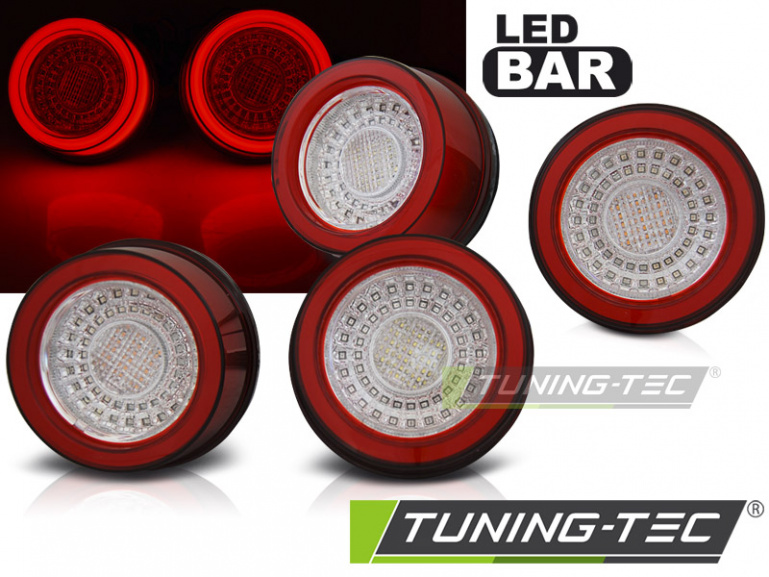 Voll LED Upgrade Design Rückleuchten für Ferrari F355 94-99 / F360 99-05 rot/weiß